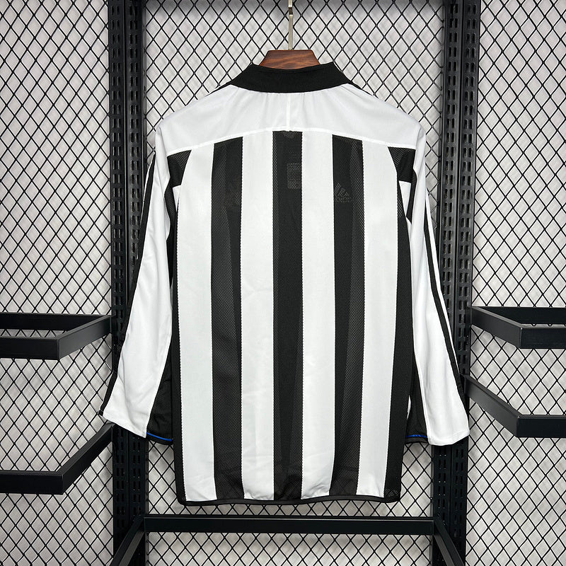 Newcastle United 2003/05 Vintage Retro Home Long Sleeves Jersey