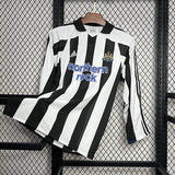 Newcastle United 2003/05 Vintage Retro Home Long Sleeves Jersey