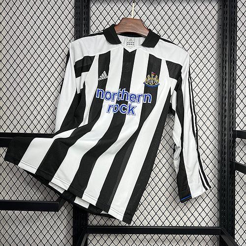 Newcastle United 2003/05 Vintage Retro Home Long Sleeves Jersey