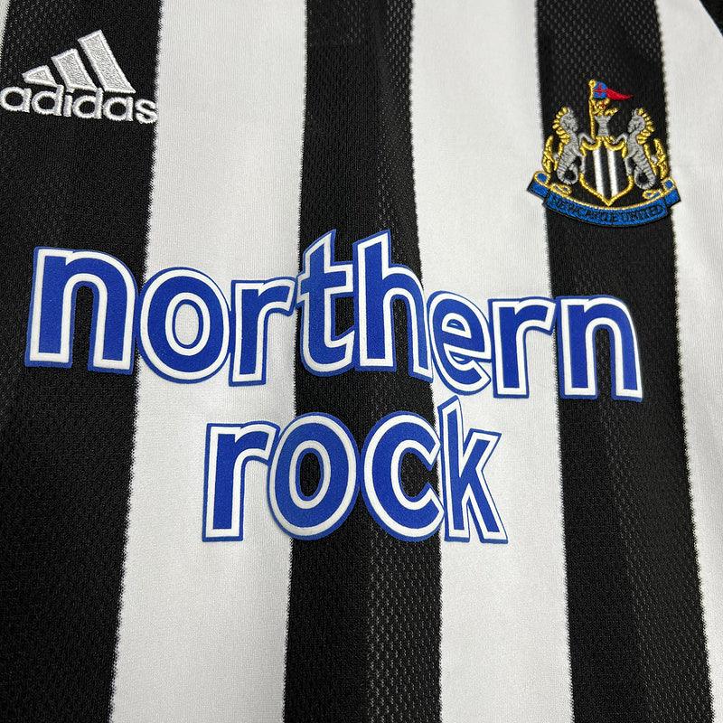 Newcastle United 2003/05 Vintage Retro Home Long Sleeves Jersey