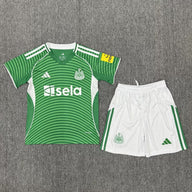 Newcastle United 25/26 Green Away Kids Jersey Set