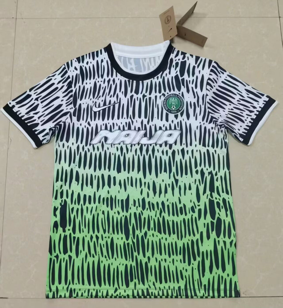 Nigeria 2026 White/Black/Green Special Training Jersey
