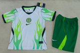 Nigeria 2026 White/Green Home Kids Jersey Set