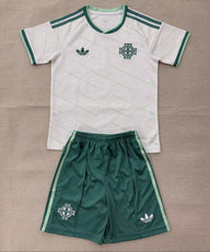 Northern Ireland 2026 White/Green World Cup Away Kids Jersey Set