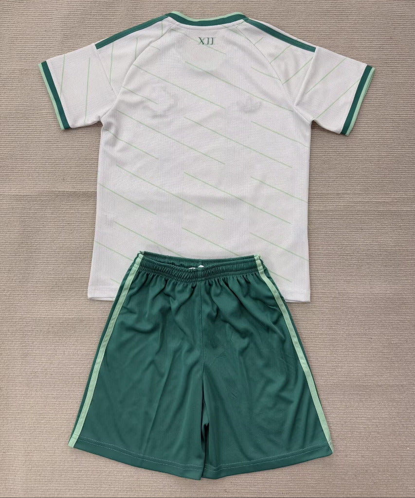 Northern Ireland 2026 White/Green World Cup Away Kids Jersey Set