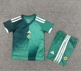 Northern Ireland 25/26 Green Home Kids Jersey Set