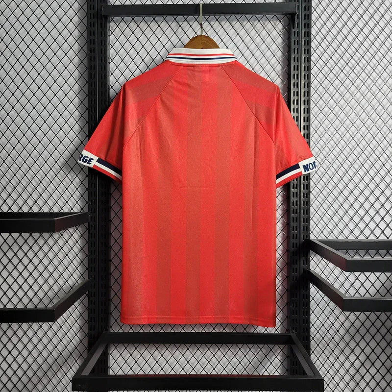 Norway 1998/99 Vintage Retro Red Home Jersey
