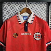 Norway 1998/99 Vintage Retro Red Home Jersey