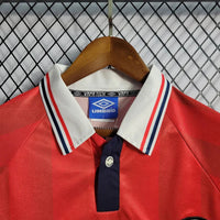 Norway 1998/99 Vintage Retro Red Home Jersey