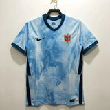 Norway 2020/21 Retro Light Blue/Navy Blue Away Jersey