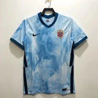 Norway 2020/21 Retro Light Blue/Navy Blue Away Jersey