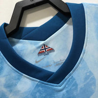 Norway 2020/21 Retro Light Blue/Navy Blue Away Jersey