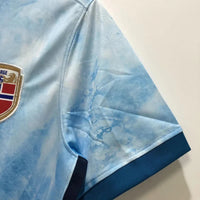 Norway 2020/21 Retro Light Blue/Navy Blue Away Jersey