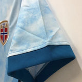 Norway 2020/21 Retro Light Blue/Navy Blue Away Jersey