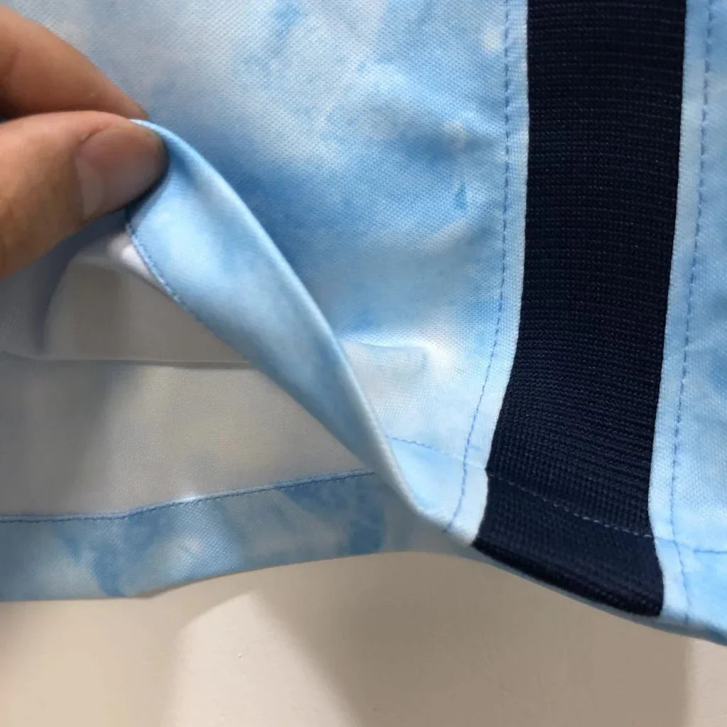 Norway 2020/21 Retro Light Blue/Navy Blue Away Jersey
