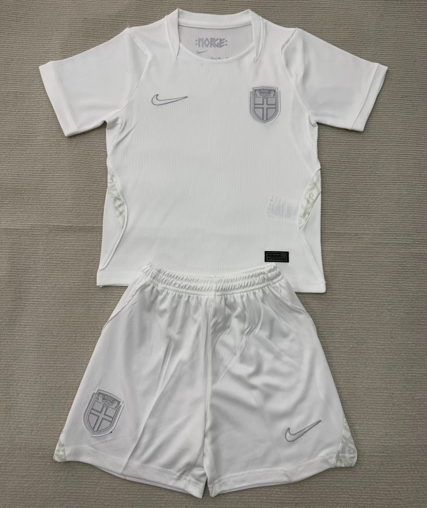 Norway 2026 White Third Kids Jersey Set