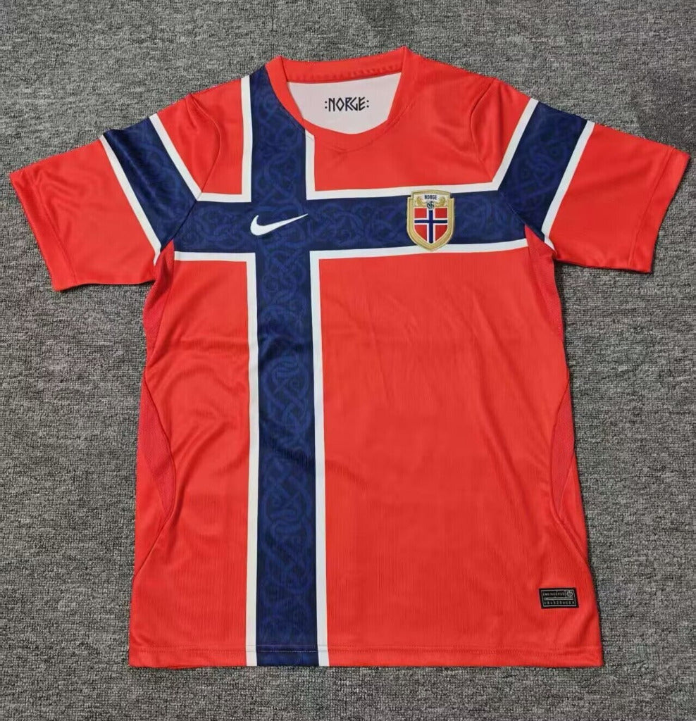Norway 2026 World Cup Red/Navy/White Home Jersey