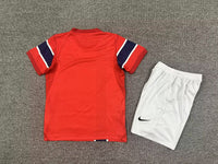 Norway 2026 World Cup Red/Navy/White Home Kids Jersey Set