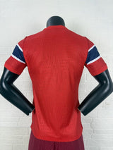 Norway 2026 World Cup Red/Navy/White Home Player Version Jersey