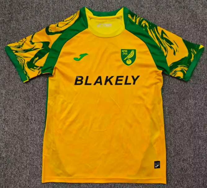 Norwich 26/27 Bright Yellow/Green Home Jersey