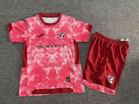 Norwich City 25/26 Tonal Pink Third Kids Jersey Set