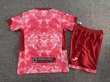 Norwich City 25/26 Tonal Pink Third Kids Jersey Set