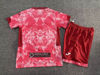 Norwich City 25/26 Tonal Pink Third Kids Jersey Set