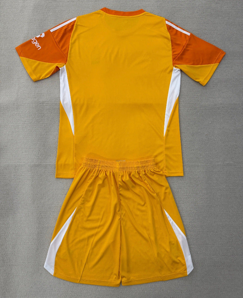 Nottingham Forest 25/26 Orange Goalkeeper Kids Jersey Set