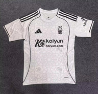 Nottingham Forest 25/26 White/Black Away Jersey