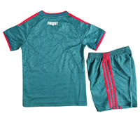 Nottingham Forest 26/27 Green/Red Stripes Away Kids Jersey