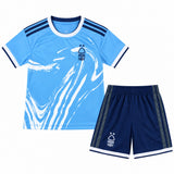 Nottingham Forest 26/27 Light Blue/White Third Kids Jersey Set