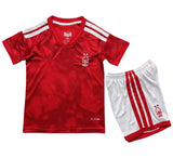 Nottingham Forest 26/27 Red/White 2 Stripes Home Kids Jersey Set