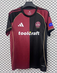 Nuremberg 25/26 Half Red/Half Black Home Jersey