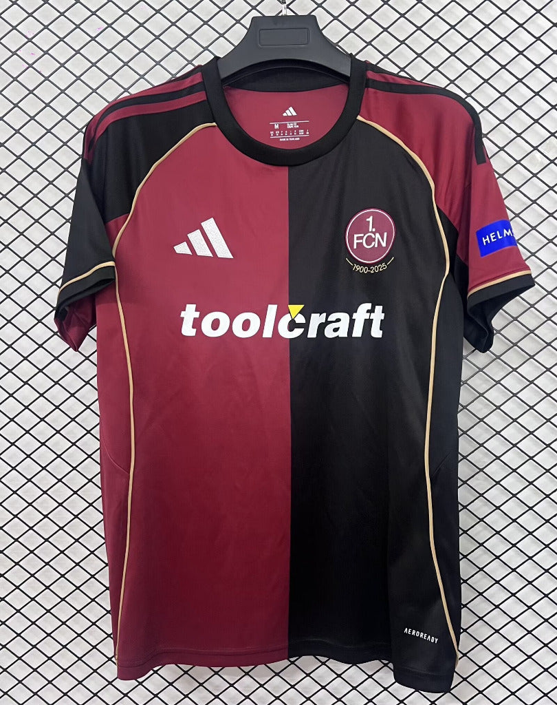 Nuremberg 25/26 Half Red/Half Black Home Jersey