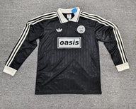 Oasis 25/26 Black/White 3 Stripes Long Sleeve Jersey