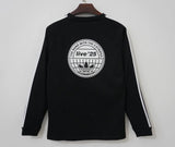 Oasis 25/26 Black/White Stripes Long-Sleeve Jersey