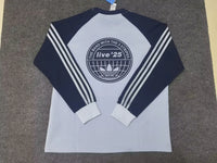Oasis 25/26 Blue/White 3 Stripes Long Sleeve Jersey