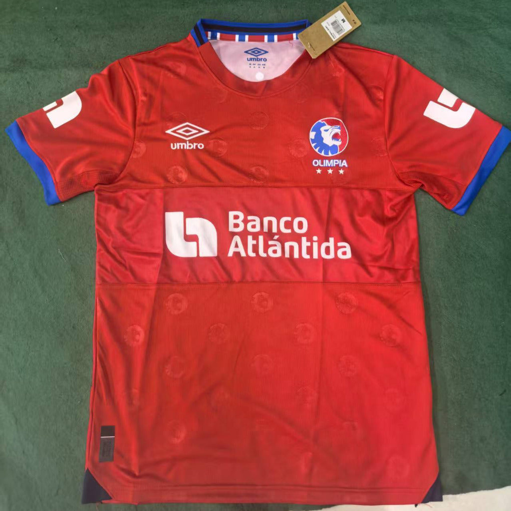 Olimpia (Honduras) 25/26 Red/Blue Away Jersey
