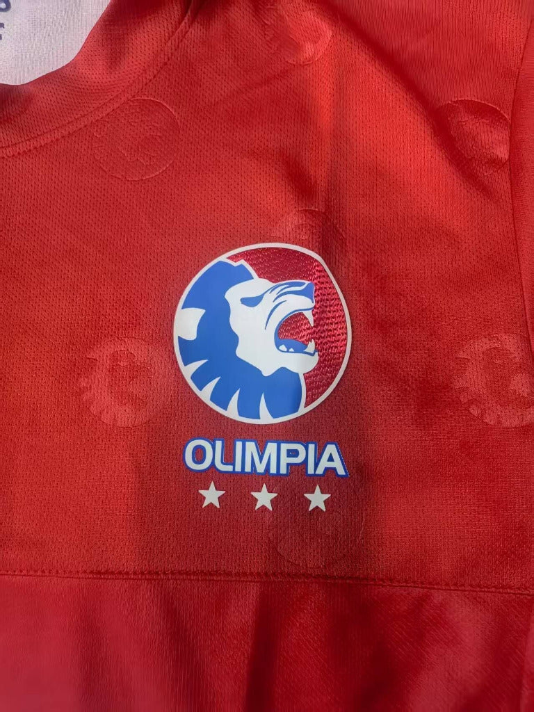 Olimpia (Honduras) 25/26 Red/Blue Away Jersey