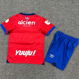 Olimpia (Honduras) 25/26 Red/Blue Away Kids Jersey Set