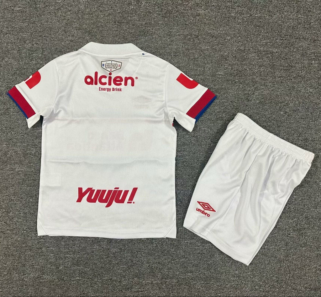 Olimpia (Honduras) 25/26 White/Red Home Kids Jersey Set