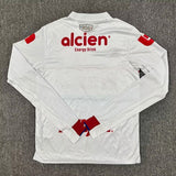 Olimpia (Honduras) 25/26 White/Red Long Sleeve Home Jersey