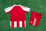 Olympiacos 25/26 Red/White Home Kids Jersey Set