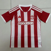 Olympiacos 26/27 Red/White Stripes Home Jersey