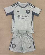 Orlando City 25/26 Gray Pre-Game Kids Jersey Set