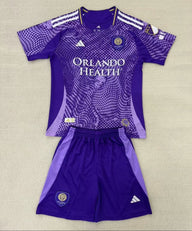 Orlando City 25/26 Purple Home Kids Jersey Set