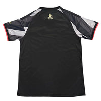 Orlando Pirates 26/27 Black/Gray Chevron Pattern Home Jersey