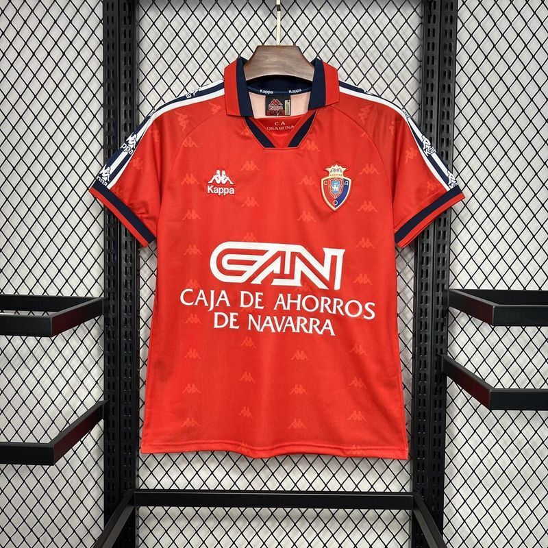 Osasuna 1996/97 Vintage Retro Red Home Jersey