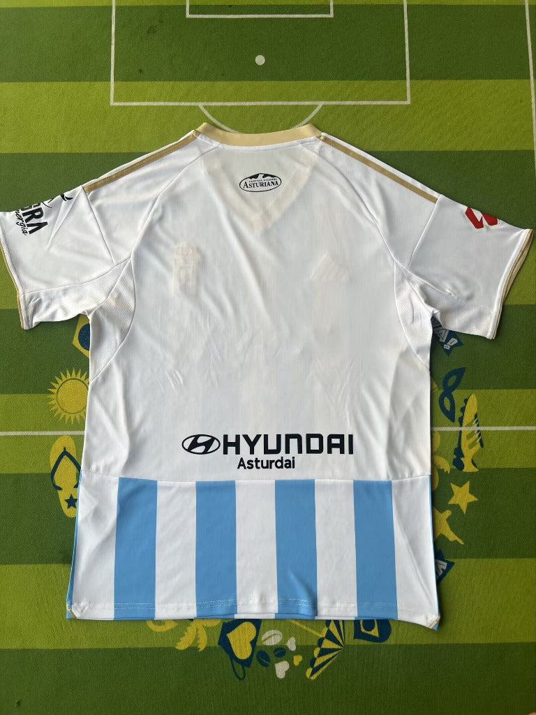 Oviedo 25/26 White/Blue Away Jersey