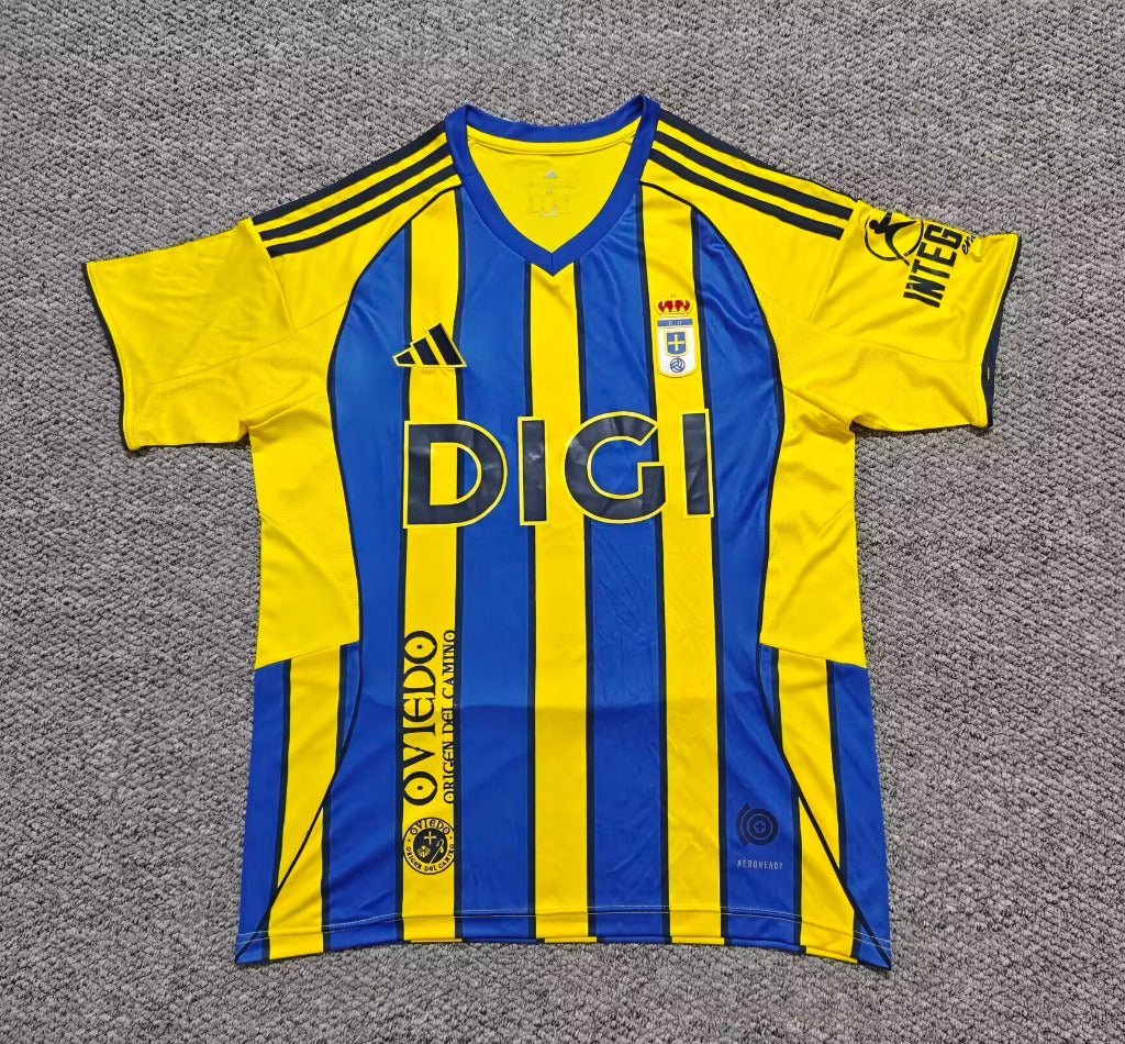 Oviedo 25/26 Yellow/Blue Third Away Jersey
